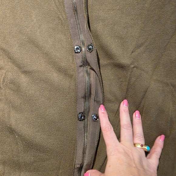 Nat Nast Luxury Originals Mens Brown Long Sleeve Zipper Sweater Jacket XL Cotton - Picture 3 of 7